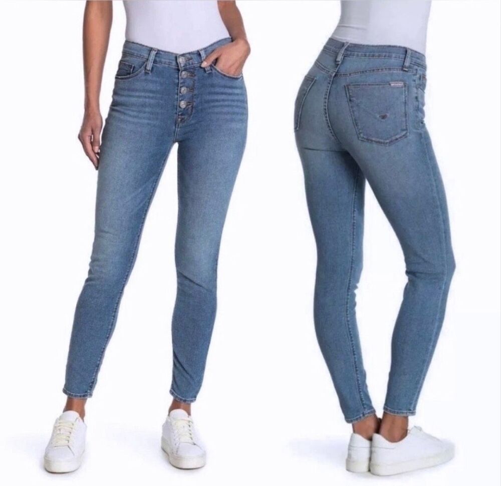 Hudson Blair High Rise Super Skinny Ankle Jeans Size 29